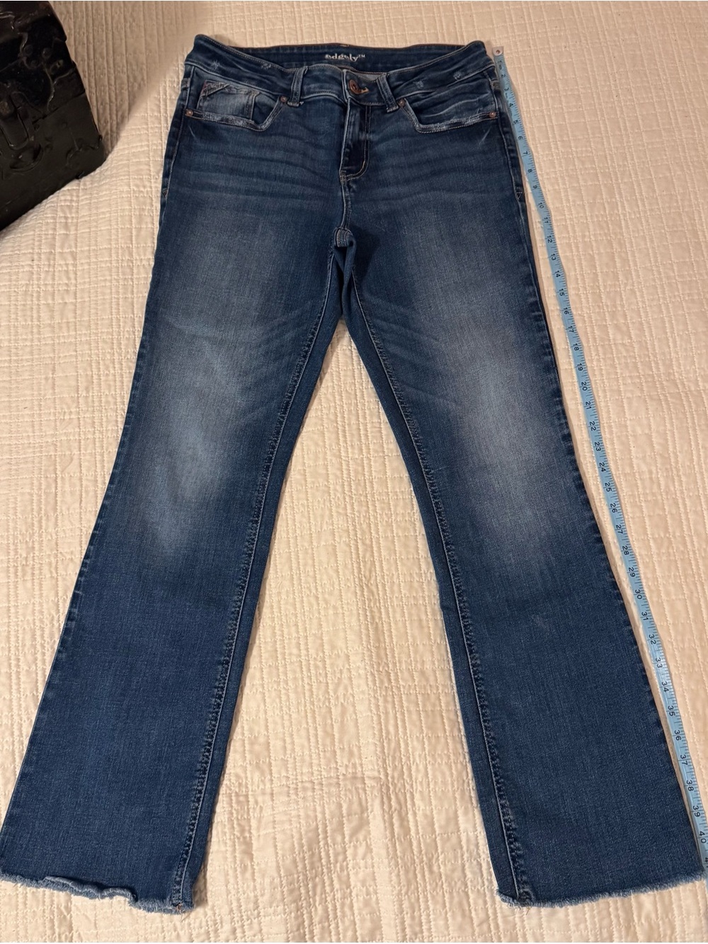 Edgely Maurices Slim Bootcut Jeans Women's Size 10 Reg Mid-Rise Medium Wash